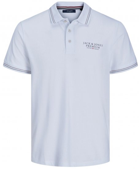 Jack & Jones JPRBLUARCHIE Polo White - Polo-shirts für herren - Polo-Shirts für Herren in großen Größen