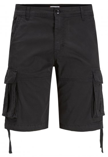 jack & Jones JPSTZEUS Cargo Shorts Black - Herrenshorts - Herrenshorts in großen Größen