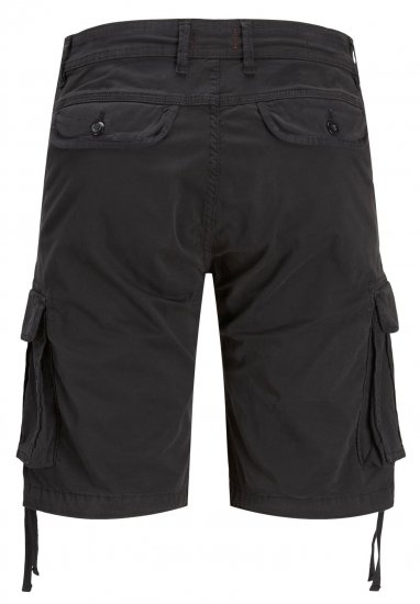 jack & Jones JPSTZEUS Cargo Shorts Black - Herrenshorts - Herrenshorts in großen Größen