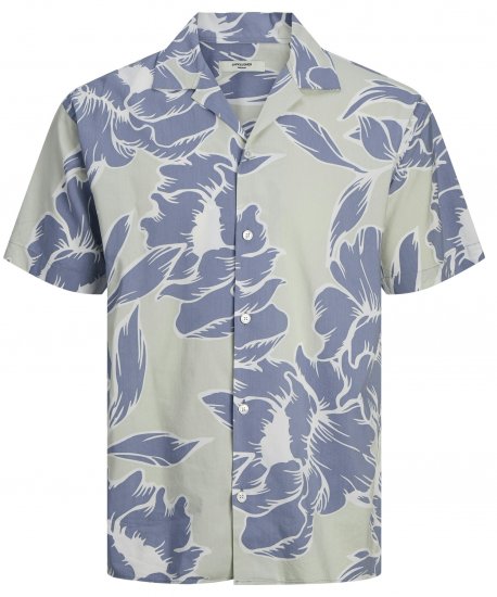 Jack & Jones JPRBLAPALMA RESORT Shirt Green Tint - Herrenhemden - Herrenhemden in großen Größen