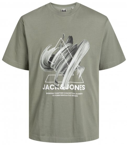 Jack & Jones JCOTINT T-Shirt Agave Green - Herren-T-shirts - Herren-T-Shirts in großen Größen