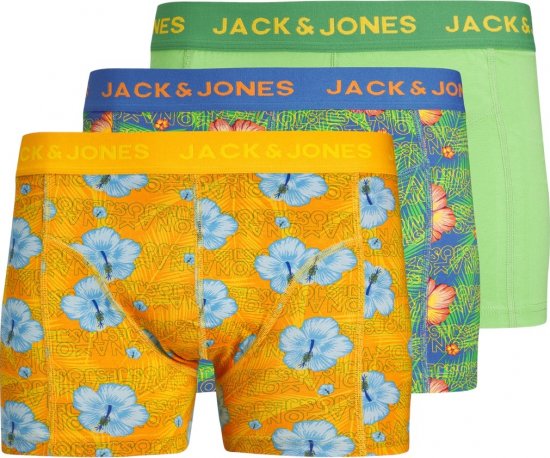 Jack & Jones JACHAWAII TRUNKS 3 PACK Palace Blue - Herrenunterwäsche & bademode - Herrenunterwäsche & Bademode in großen Größen