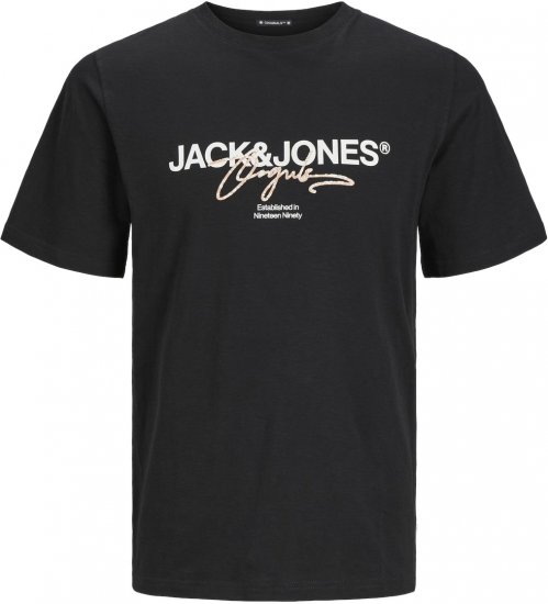 Jack & Jones JORARUBA BRANDING TEE SS CREW NECK Tap Shoe - Herren-T-shirts - Herren-T-Shirts in großen Größen