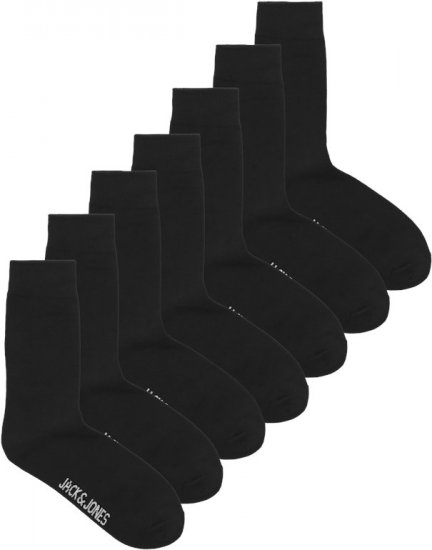 Jack & Jones RAFAEL Socks 7-Pack Black - Herrenunterwäsche & bademode - Herrenunterwäsche & Bademode in großen Größen