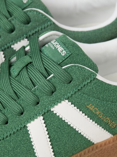 Jack & Jones Kirk International Campaign Sneakers Verdant Green with Bright White - Herrenschuhe 40-52 - 