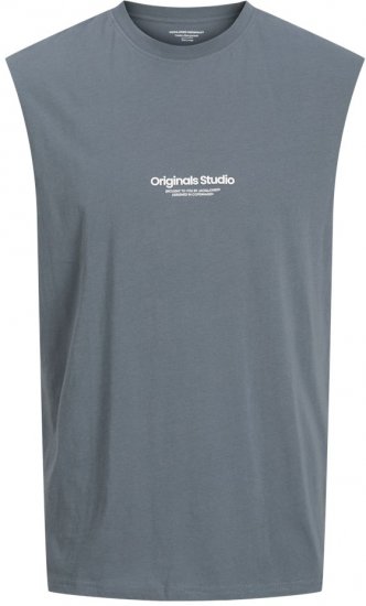 Jack & Jones VESTERBRO Sleeveless T-Shirt Stormy Weather - Herren-T-shirts - Herren-T-Shirts in großen Größen