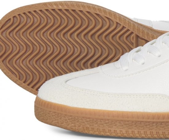 Jack & Jones Kirk International Campaign Sneakers Bright White/PU - Herrenschuhe 40-52 - 