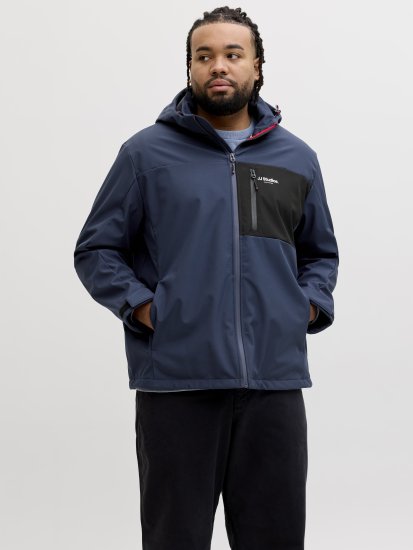 Jack & Jones North Softshelljacke Dunkelblau - Herren jacken - Herren Jacken in großen Größen