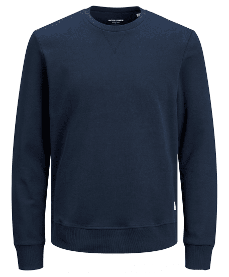 Jack & Jones Basic Sweatshirt Navy Blazer - Herren-sweater und -hoodies - Herren-Sweater und -Hoodies in großen Größen