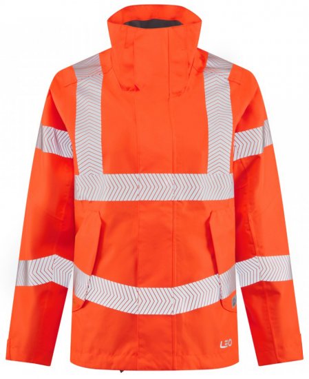 Leo Rosemoor EcoViz 15K Performance+ Breathable Women's Jacket Hi-Vis Orange - Arbeitskleidung - 