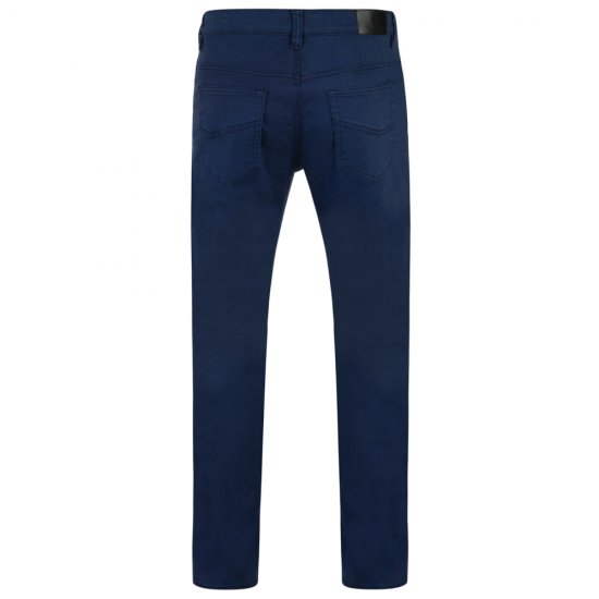 Kam Jeans Alba 5-pocket Stretch Chinos Navy TALL SIZES - HERRENBEKLEIDUNG MT-6XLT - Langgrößen für Herren