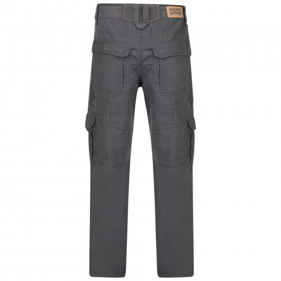 Kam Jeans Cargo pants Grey - Herren-jeans & -hosen - Herren-Jeans & -Hosen in großen Größen
