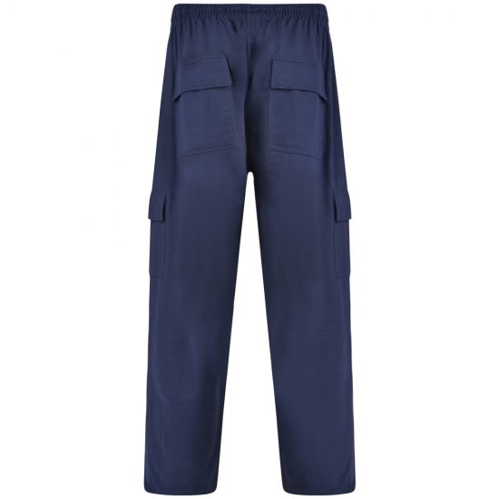 Kam Jeans Cargopocket Joggers "Lightweight" Navy - Jogginghosen für herren - Jogginghosen für Herren in großen Größen