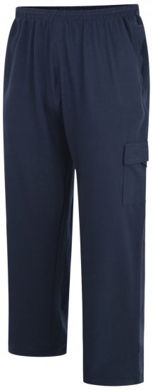 Kam Jeans Lightweight Sweatpants with Cargo pocket Navy - Jogginghosen für Herren in großen Größen - Jogginghosen für Herren in großen Größen