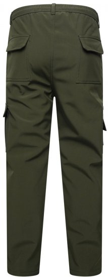 Kam Jeans 245 Softshellhose mit Elastikbund Khaki - Herren-jeans & -hosen - Herren-Jeans & -Hosen in großen Größen