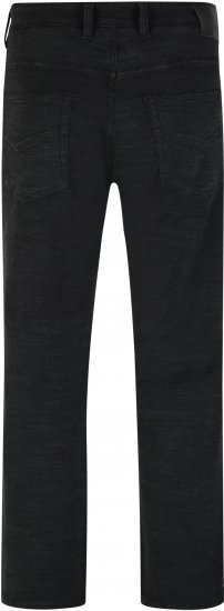 Kam Jeans 264 Slub Weave 5 Pocket Stretch Pants Charcoal - Herren-jeans & -hosen - Herren-Jeans & -Hosen in großen Größen