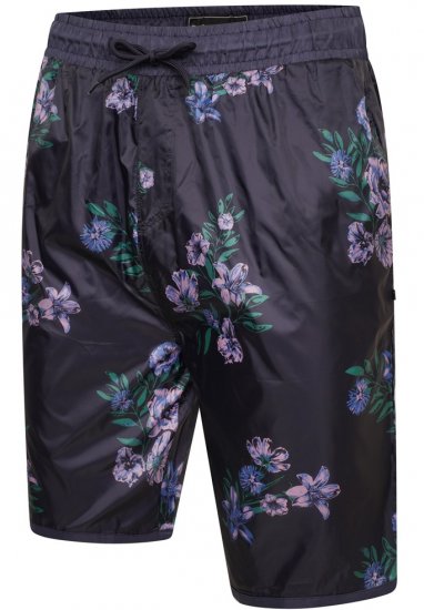 Kam Jeans 3005 Floral Print Swimmers Navy - Herrenunterwäsche & Bademode in großen Größen - Herrenunterwäsche & Bademode in großen Größen