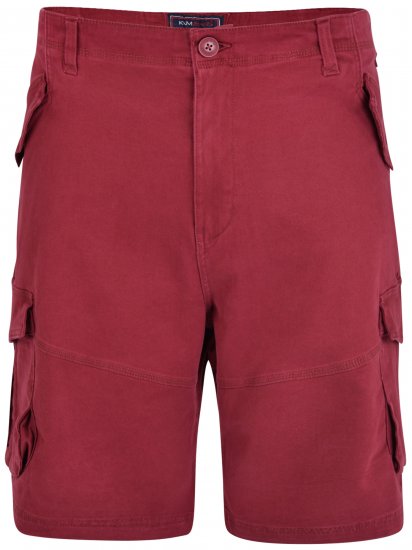 Kam Jeans 320 Cargoshorts Burgundy - Herrenshorts - Herrenshorts in großen Größen