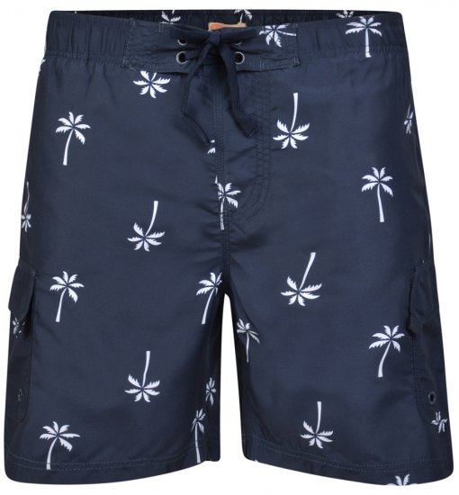 Kam Jeans 323 Swim Shorts Navy - Herrenunterwäsche & bademode - Herrenunterwäsche & Bademode in großen Größen