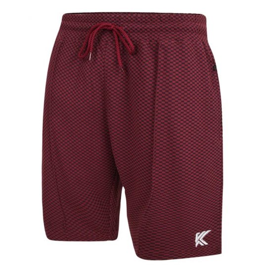 Kam Jeans 3305 Jaquard Mesh Shorts Burgundy - Jogginghosen für herren - Jogginghosen für Herren in großen Größen