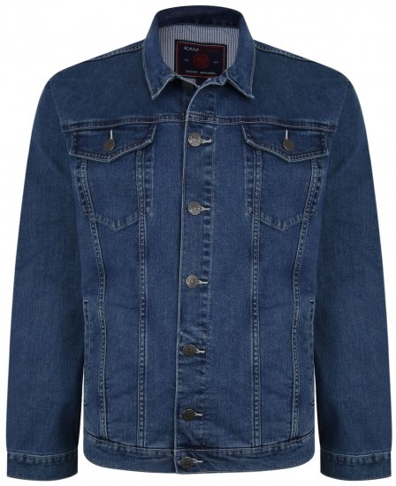 Kam Jeans 405 Western Denim Jacket Stonewash - Herren jacken - Herren Jacken in großen Größen