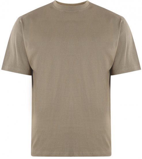 Kam Jeans T-shirt Olive - Herren-T-shirts - Herren-T-Shirts in großen Größen