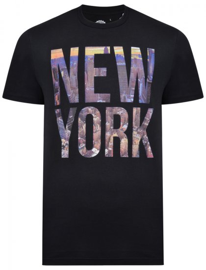 Kam Jeans 5257 T-shirt Navy - Herren-T-shirts - Herren-T-Shirts in großen Größen