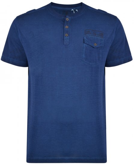 Kam Jeans 5262 T-shirt Denim - Herren-T-shirts - Herren-T-Shirts in großen Größen
