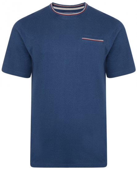 Kam Jeans 5285 T-shirt Denim - Herren-T-shirts - Herren-T-Shirts in großen Größen