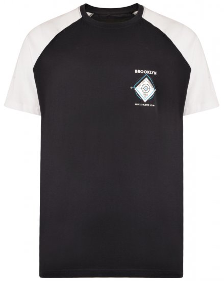 Kam Jeans 5304 T-shirt Navy - Herren-T-shirts - Herren-T-Shirts in großen Größen