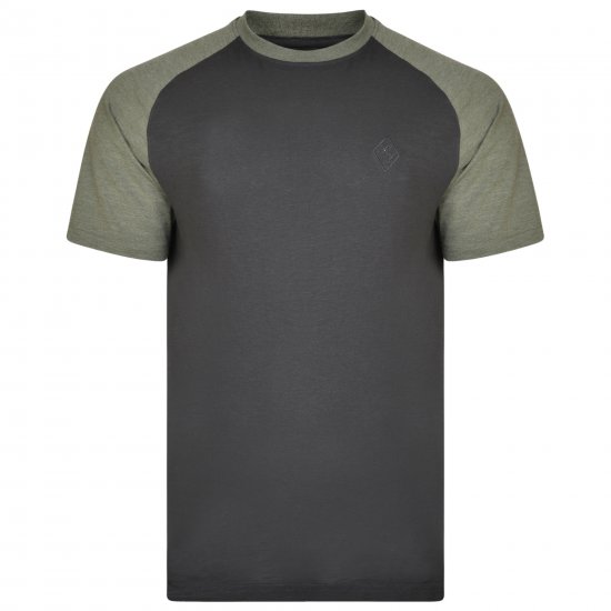 Kam Jeans 5314 Twin pack T-shirts Black/Navy - Herren-T-shirts - Herren-T-Shirts in großen Größen