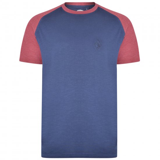 Kam Jeans 5314 Twin pack T-shirts Black/Navy - Herren-T-shirts - Herren-T-Shirts in großen Größen