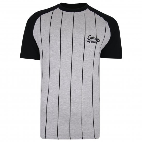 Kam Jeans 5360 Chicago Grey T-Shirt - Herren-T-shirts - Herren-T-Shirts in großen Größen