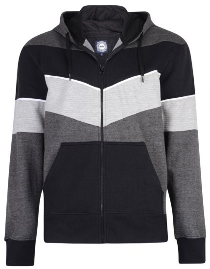 Kam Jeans 7004 Charcoal - Herren-sweater und -hoodies - Herren-Sweater und -Hoodies in großen Größen