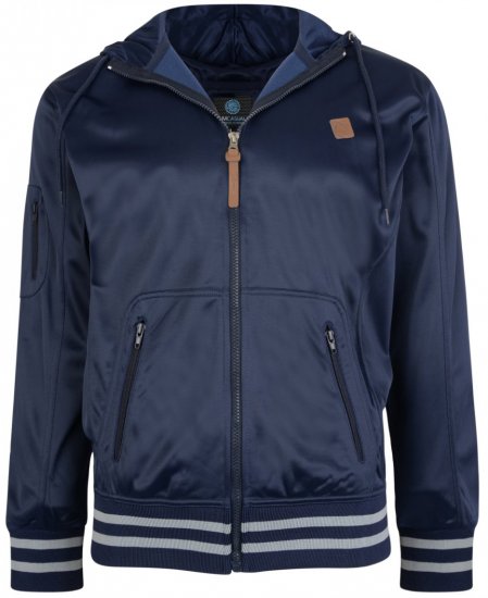 Kam Jeans 799 Tricot Hoody Navy - Herren-sweater und -hoodies - Herren-Sweater und -Hoodies in großen Größen