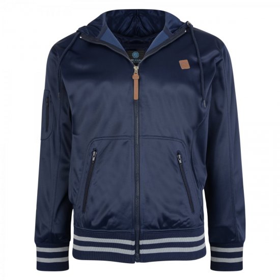 Kam Jeans 799 Tricot Hoody Navy - Herren-sweater und -hoodies - Herren-Sweater und -Hoodies in großen Größen