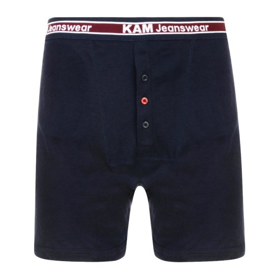 Kam Jeans Boxershorts Schwarz, Grau, Dunkelblau 3-Pack - Herrenunterwäsche & bademode - Herrenunterwäsche & Bademode in großen Größen
