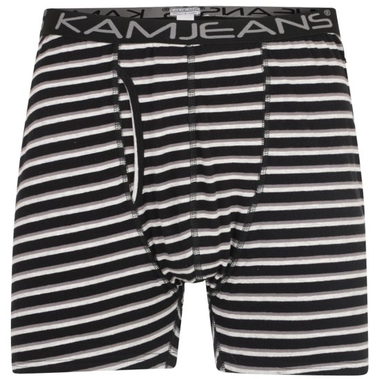 Kam Jeans Striped Boxershorts 2-Pack - Herrenunterwäsche & bademode - Herrenunterwäsche & Bademode in großen Größen