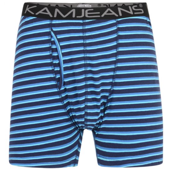 Kam Jeans Striped Boxershorts 2-Pack - Herrenunterwäsche & bademode - Herrenunterwäsche & Bademode in großen Größen