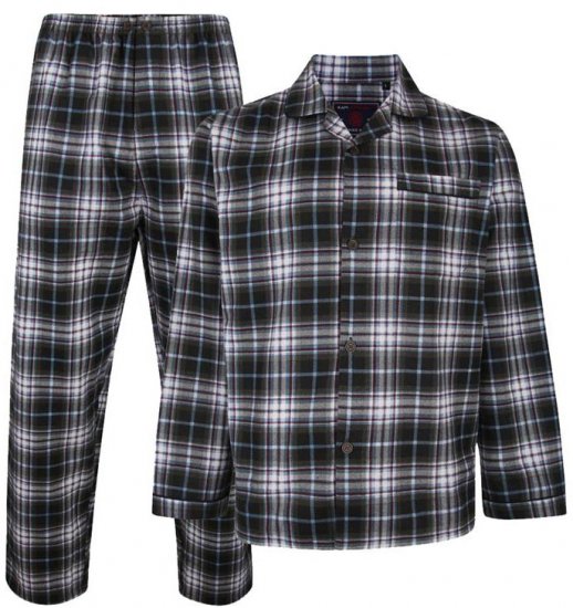 Kam Jeans 880 Flannel Pyjama Set - Herrenunterwäsche & bademode - Herrenunterwäsche & Bademode in großen Größen