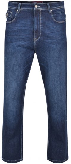 Kam Jeans Alonso Blue Mid Used - Herren-jeans & -hosen - Herren-Jeans & -Hosen in großen Größen