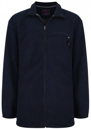 Kam Jeans KV100 Bonded Fleece Jacket Navy - Sportbekleidung & outdoor - Sportbekleidung in große größen für herren