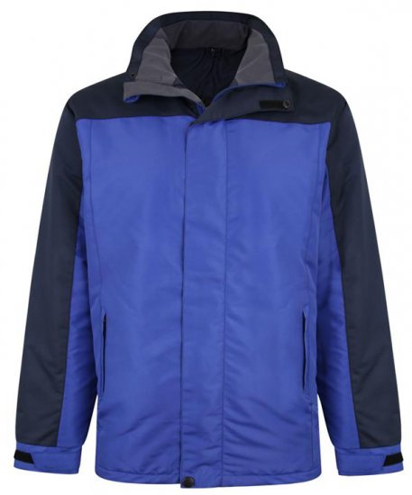 Kam Jeans KV113 Padded Waterproof Coat Navy - Herren jacken - Herren Jacken in großen Größen