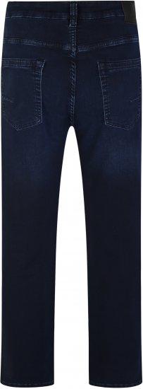 Kam Jeans Nunez Knitted Denim Stretch Fashion Jeans Dark Blue - Herren-jeans & -hosen - Herren-Jeans & -Hosen in großen Größen