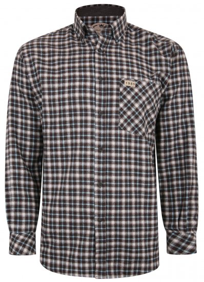 Kam Jeans P681 Flannel Check Shirt - Herrenhemden - Herrenhemden in großen Größen