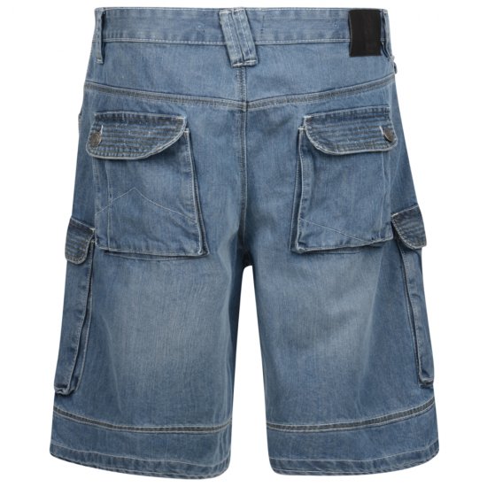 Kam Jeans Sebastian Denim Shorts - Herrenshorts - Herrenshorts in großen Größen