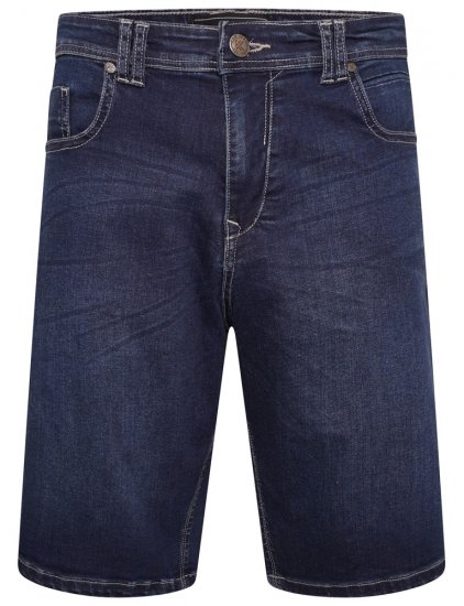 Kam Jeans Vigo2 Jeans Shorts Dark Used - Herrenshorts - Herrenshorts in großen Größen