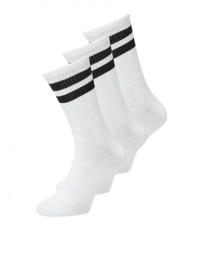 Jack & Jones Travis Tennissocken Weiß 3er-Pack - Herrenunterwäsche & bademode - Herrenunterwäsche & Bademode in großen Größen