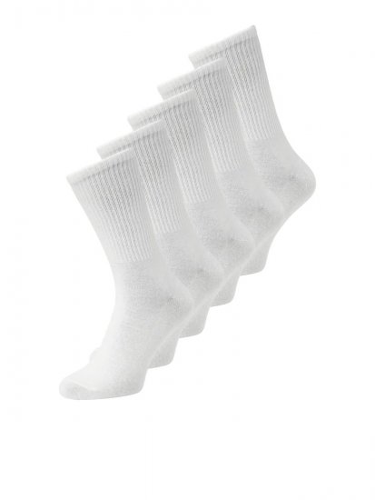 Jack & Jones Basic Tennissocken Weiß 5er-Pack - Herrenunterwäsche & bademode - Herrenunterwäsche & Bademode in großen Größen