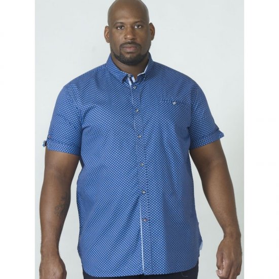 D555 Bobby Short Sleeve Shirt - Herrenhemden - Herrenhemden in großen Größen